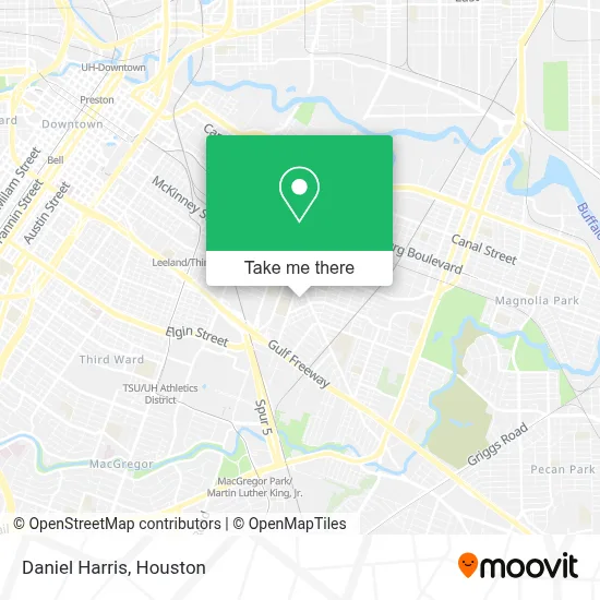 Daniel Harris map