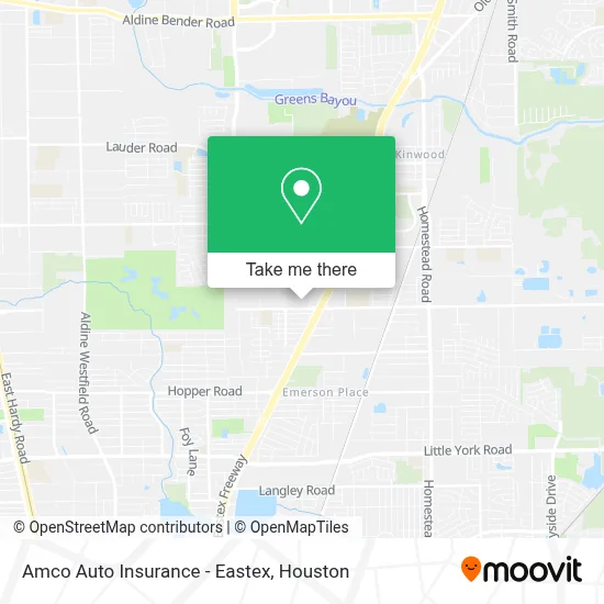 Amco Auto Insurance - Eastex map