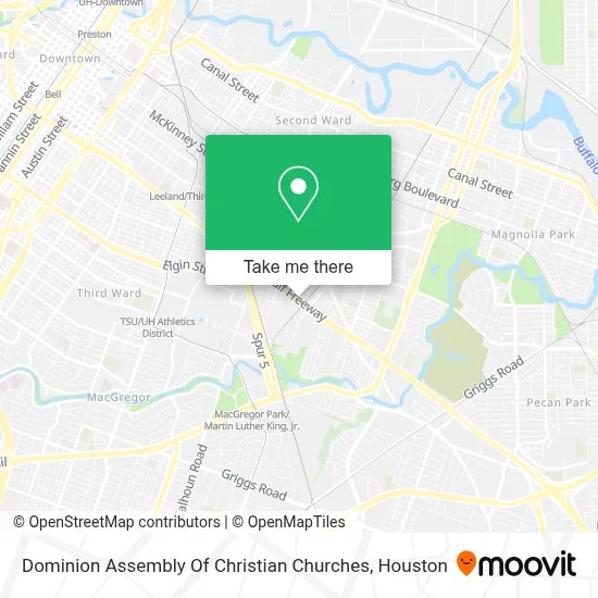 Dominion Assembly Of Christian Churches map