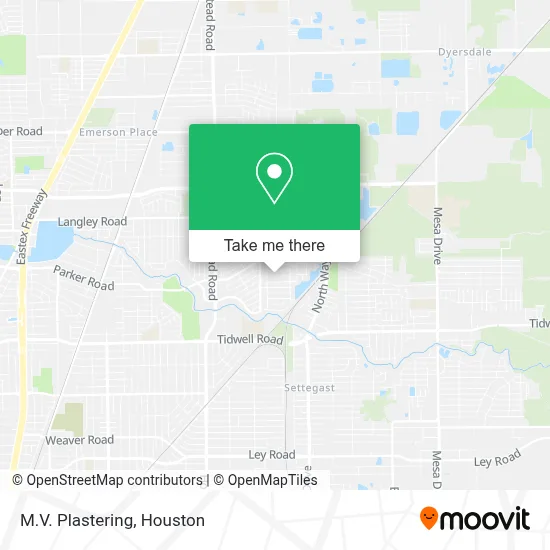 M.V. Plastering map
