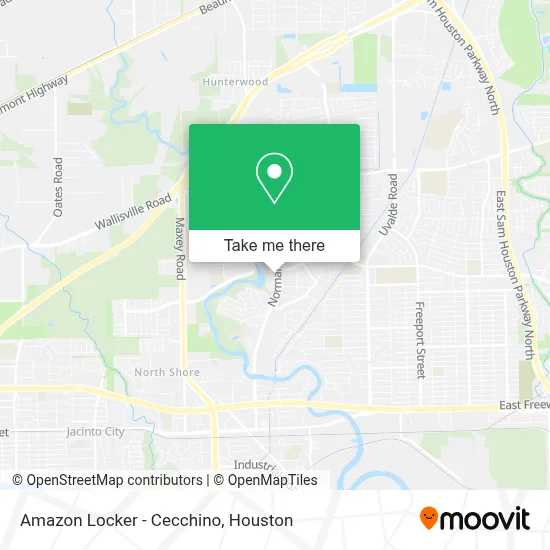 Amazon Locker - Cecchino map