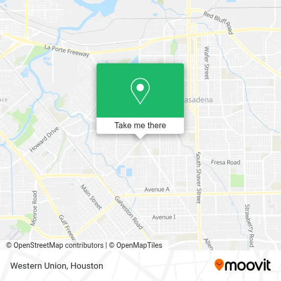 Western Union map