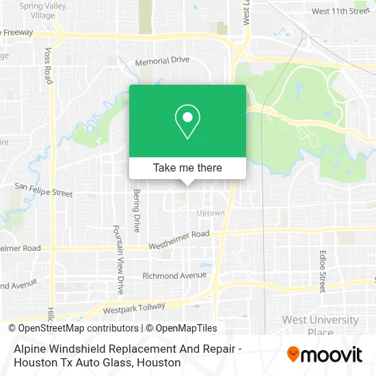 Alpine Windshield Replacement And Repair - Houston Tx Auto Glass map