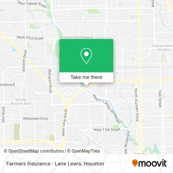 Farmers Insurance - Lane Lewis map