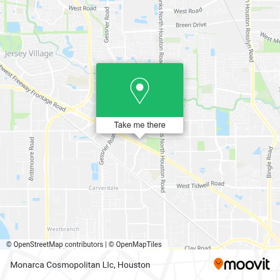 Monarca Cosmopolitan Llc map