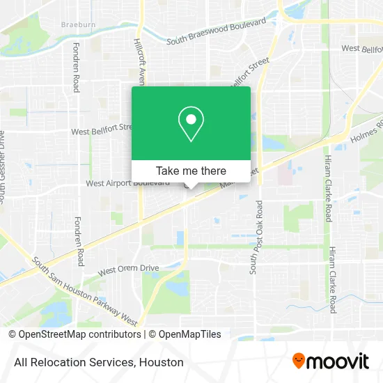 All Relocation Services map