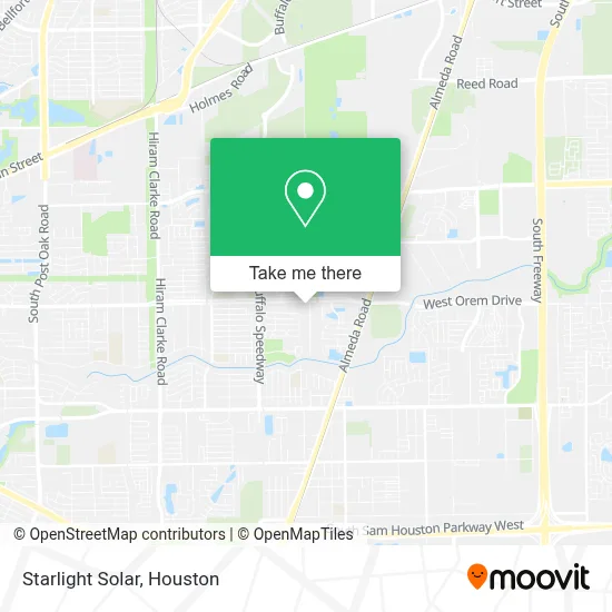 Starlight Solar map