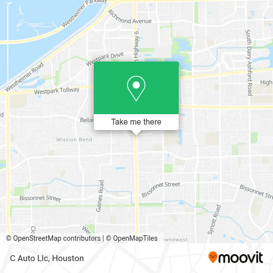C Auto Llc map