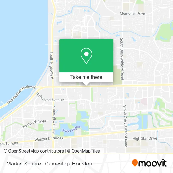Market Square - Gamestop map