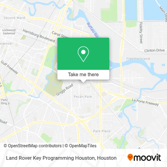 Land Rover Key Programming Houston map