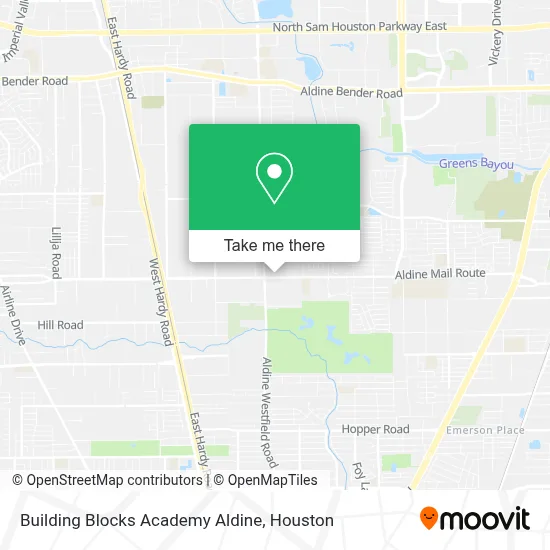 Building Blocks Academy Aldine map