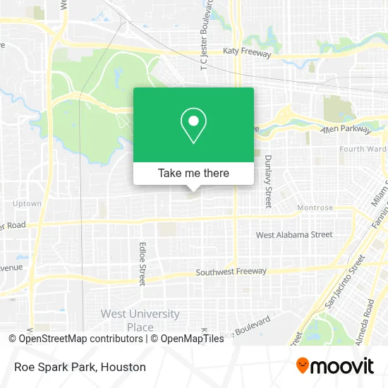 Roe Spark Park map