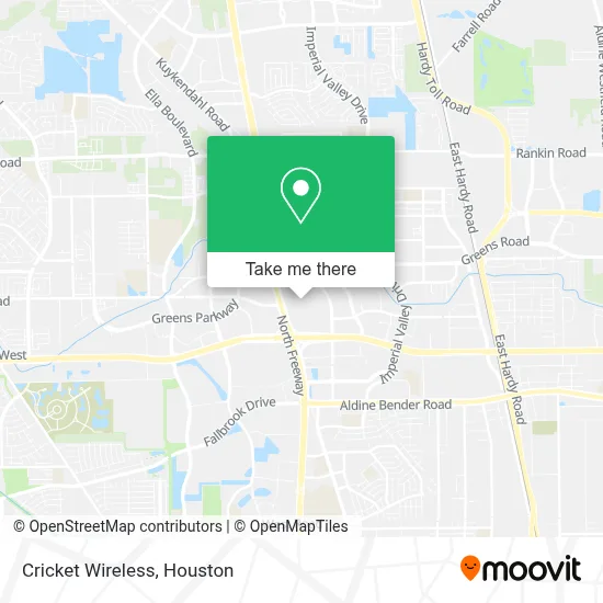 Cricket Wireless map