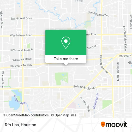 Mapa de Rfn Usa
