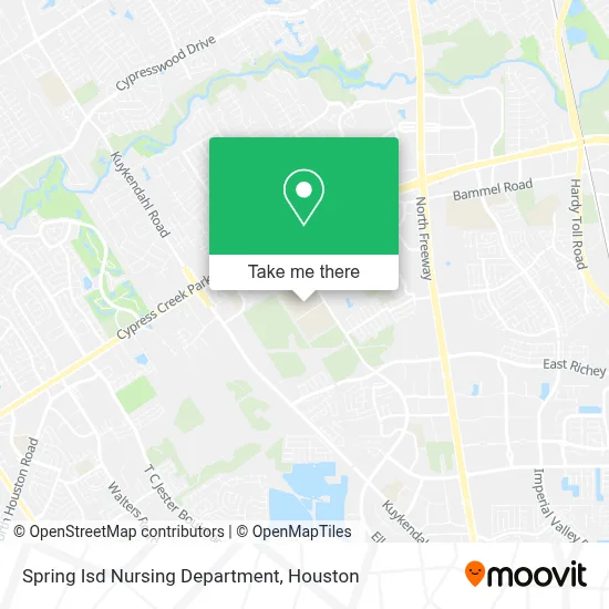 Spring Isd Nursing Department map