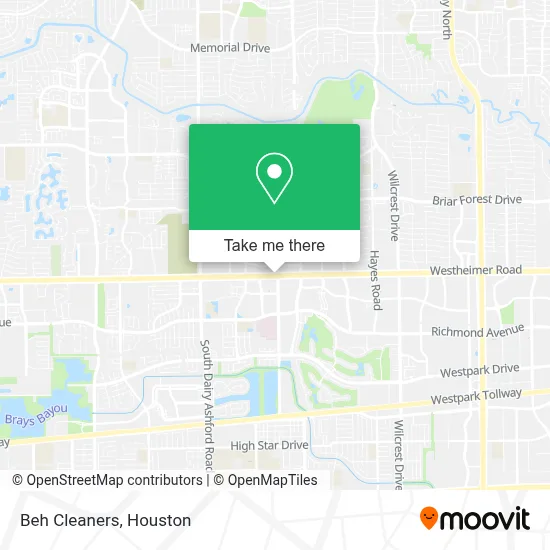 Beh Cleaners map