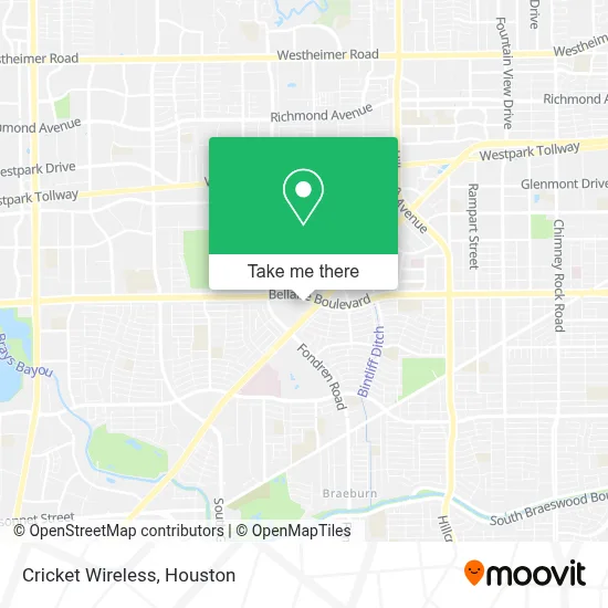 Cricket Wireless map