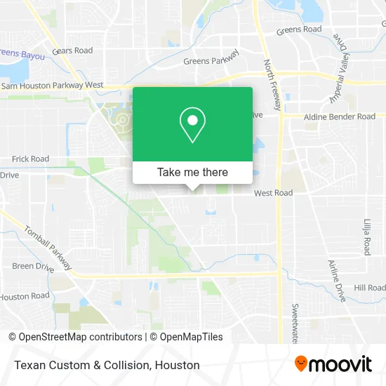 Texan Custom & Collision map