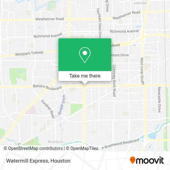 Watermill Express map