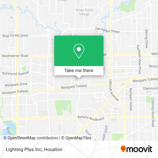 Lighting Plus Inc map