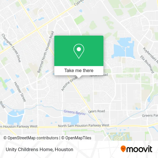 Unity Childrens Home map