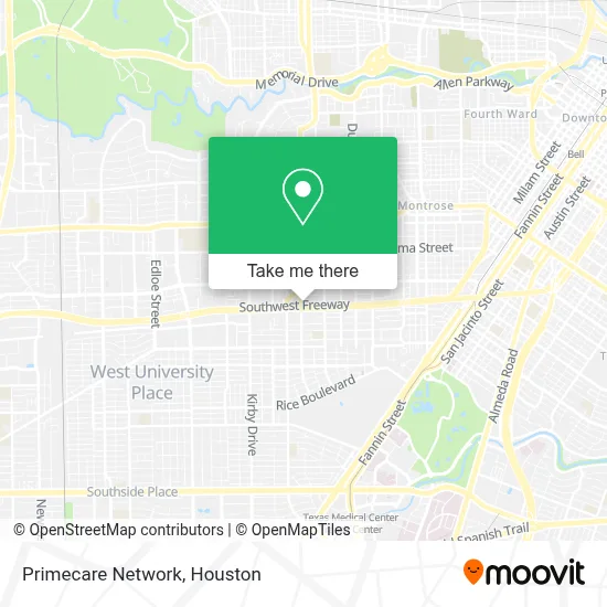Primecare Network map