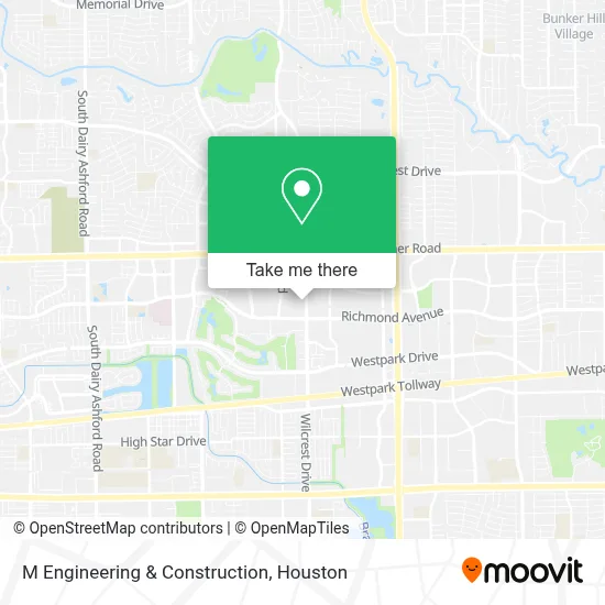 M Engineering & Construction map