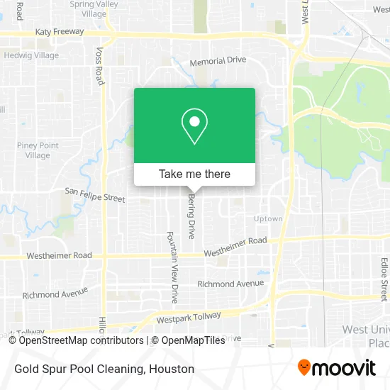 Gold Spur Pool Cleaning map