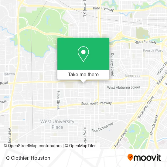 Q Clothier map