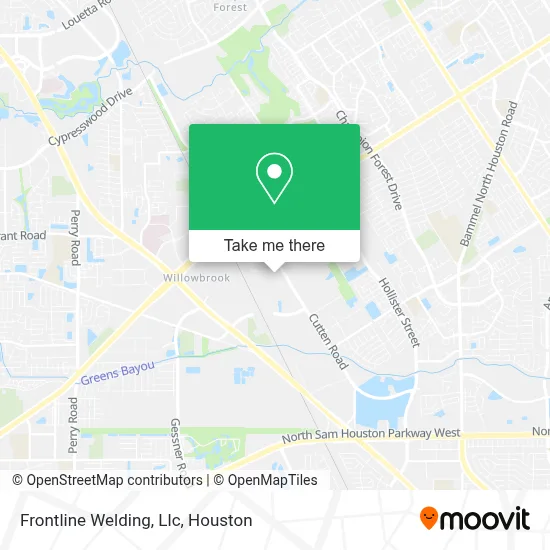 Frontline Welding, Llc map