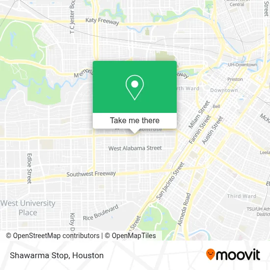 Shawarma Stop map