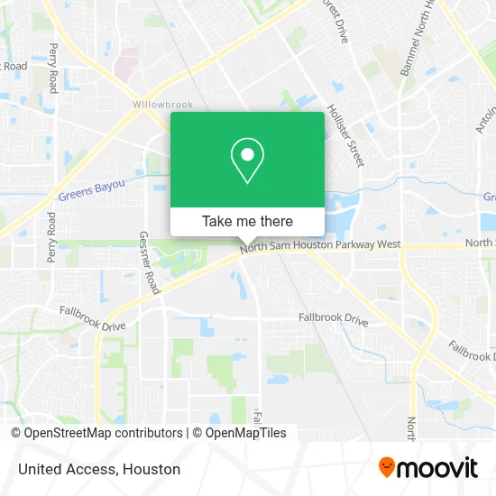 United Access map