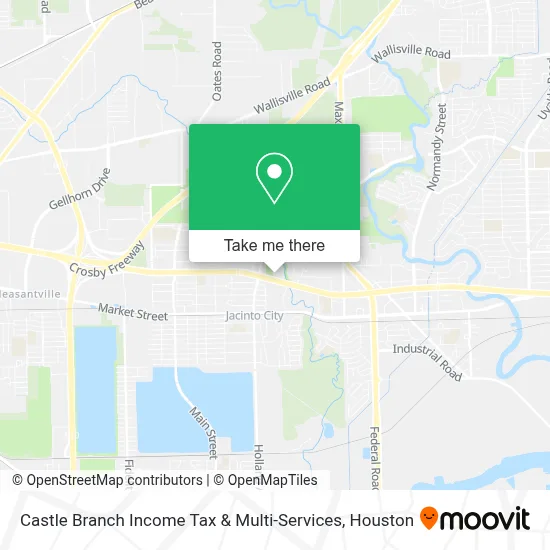 Castle Branch Income Tax & Multi-Services map