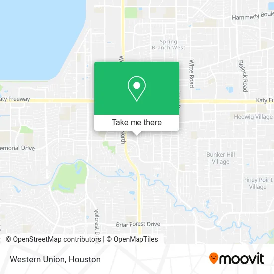 Western Union map