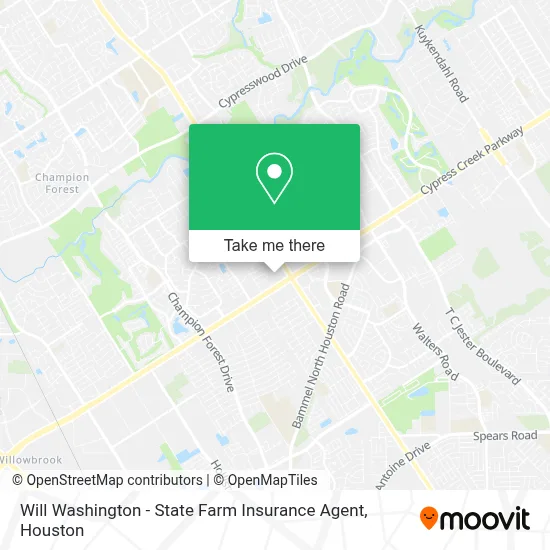 Will Washington - State Farm Insurance Agent map