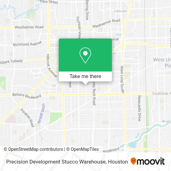 Precision Development Stucco Warehouse map