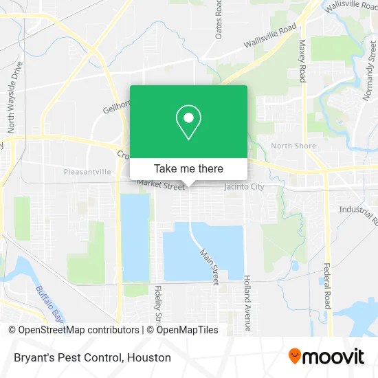 Bryant's Pest Control map