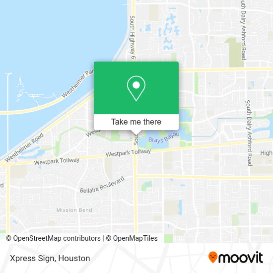 Xpress Sign map