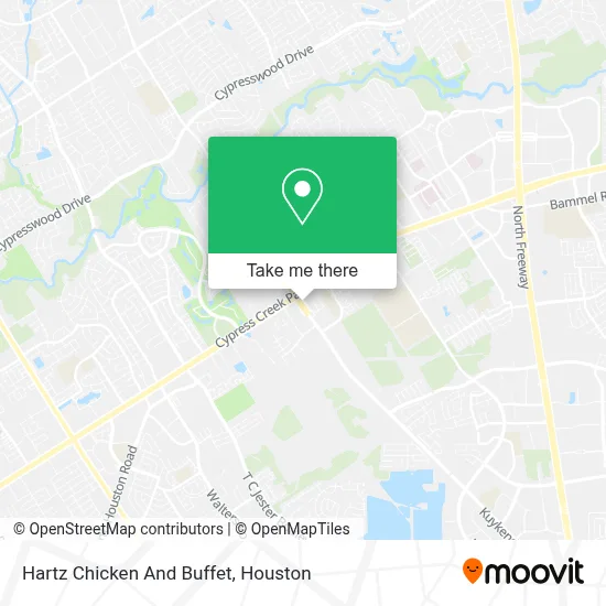 Hartz Chicken And Buffet map