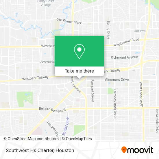 Southwest Hs Charter map