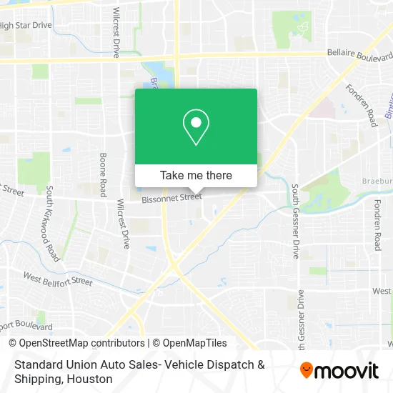 Standard Union Auto Sales- Vehicle Dispatch & Shipping map