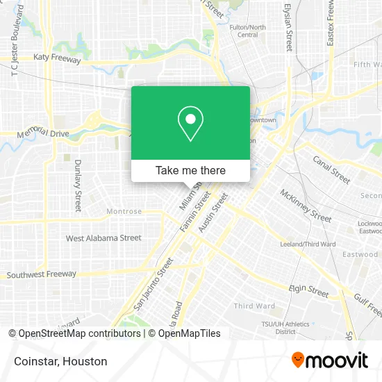 Coinstar map