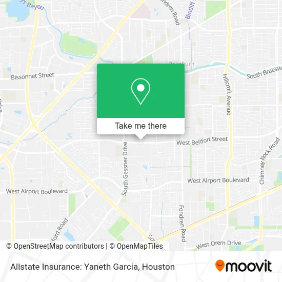 Allstate Insurance: Yaneth Garcia map