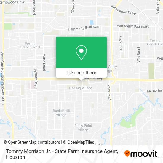 Tommy Morrison Jr. - State Farm Insurance Agent map