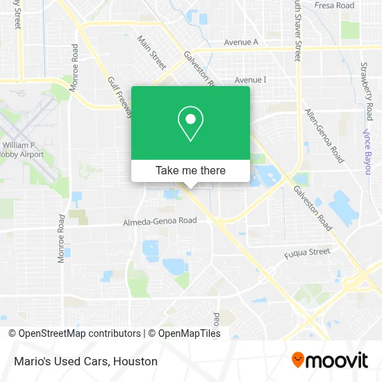 Mario's Used Cars map