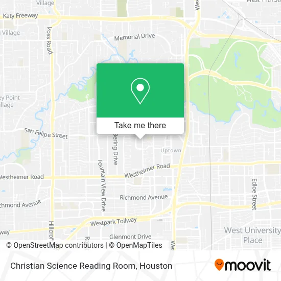 Christian Science Reading Room map