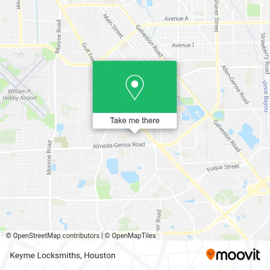 Keyme Locksmiths map