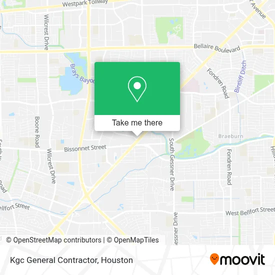 Kgc General Contractor map