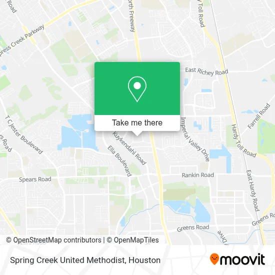 Spring Creek United Methodist map