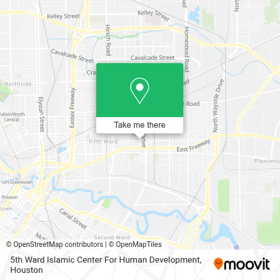 5th Ward Islamic Center For Human Development map